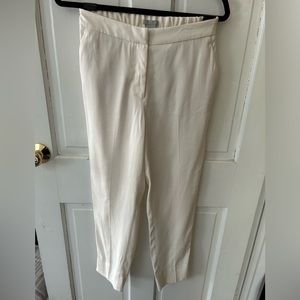 H&M White Trouser Pants | Size 6